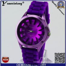 Yxl-894 2016 moda Ginebra reloj de cuarzo de silicona Wo2016 moda Ginebra reloj de cuarzo silicona mujeres jalea deporte reloj, mujer vestido de marca relojes